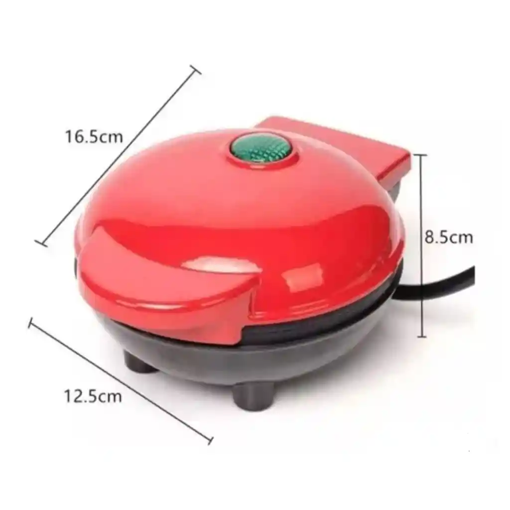 Mini Wafflera Electrica Antiadherente Gofrera 350w