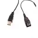 Adaptador Qd - Usb Para Diadema Plantronics