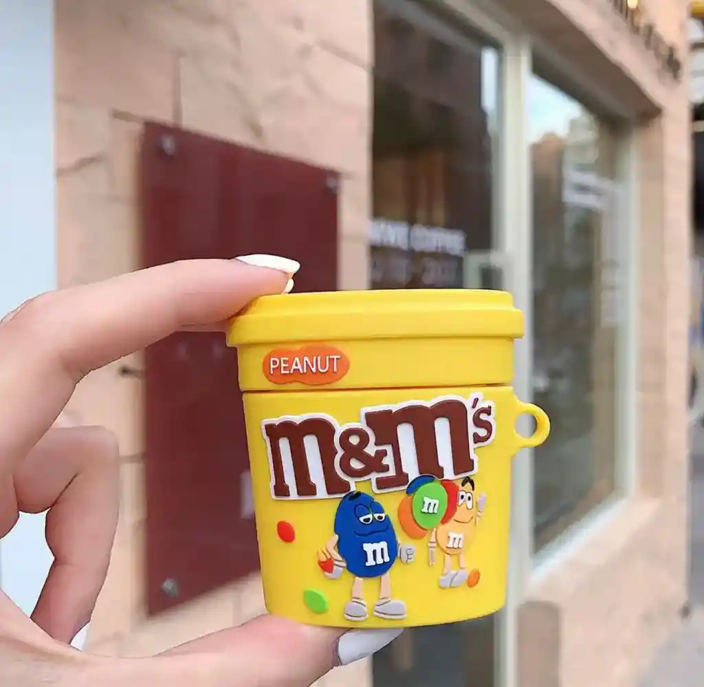 Airpods Funda Para Pro Mms Ice Cream (amarillo)