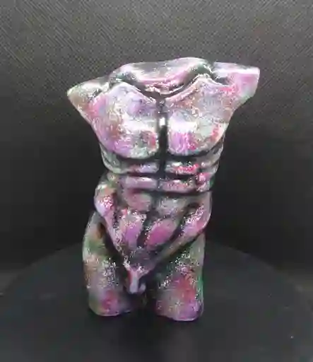 Torso Hombre Acabado Salpicado Neon