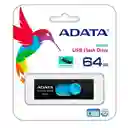 Memoria Usb 64gb 3.1 Adata Uv320 Retráctil Flash Drive Auv320-64g-rbkbl