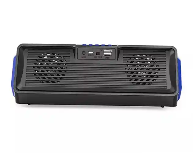 Radio Parlante Fm Bluetooth 5w X2 Portátil 2,5 Pulgadas Luz Led Rgb