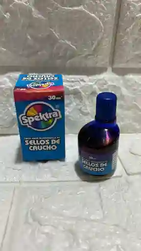 Tinta Para Sello Spektra Azul 30ml