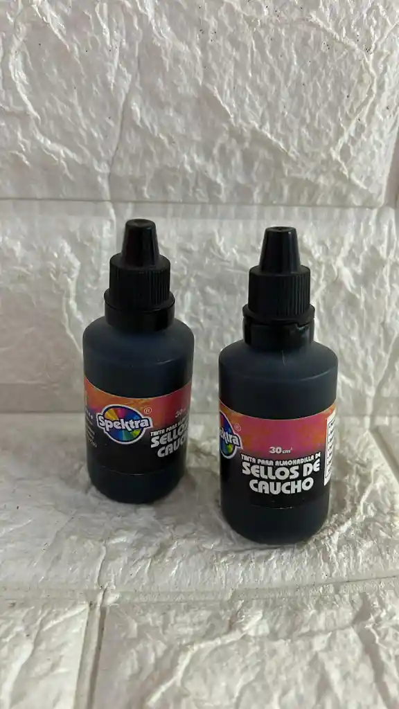 Tinta Para Sello Negro Spektra 30ml
