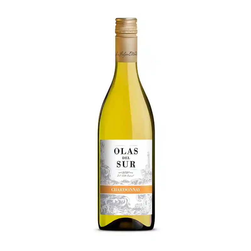 Olas Del Sur Vino Blanco Chardonnay 750 Ml