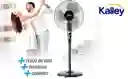 Ventilador De Pedestal Kalley De 80w Alámbrico Giro De 180°