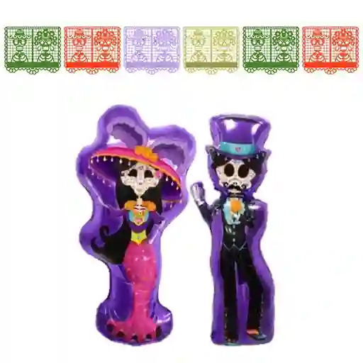 Kit Decorativo Para Dia De Muertos Halloween