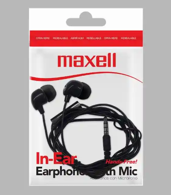 Audífonos Maxell Cable Contestador De Llamada