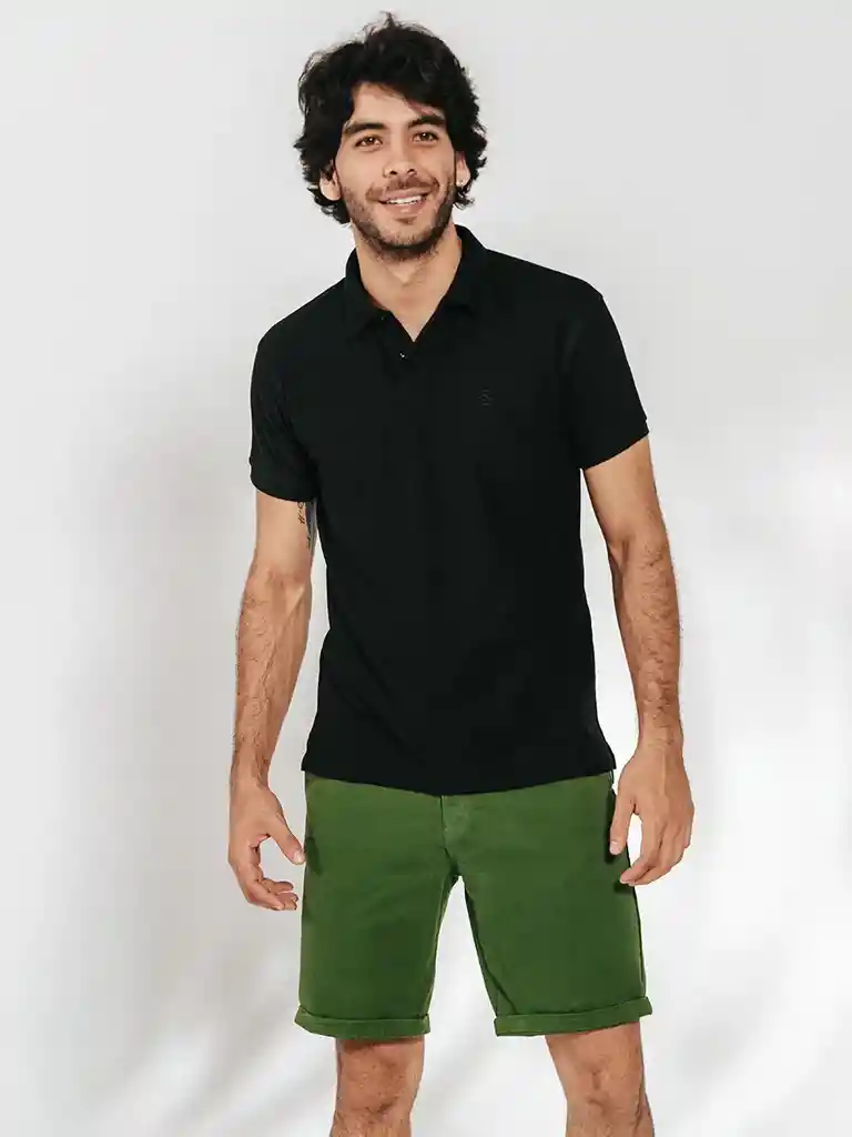 Polo Color Negro Talla S