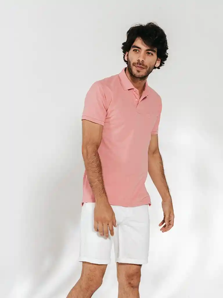 Polo Color Rosado Talla S