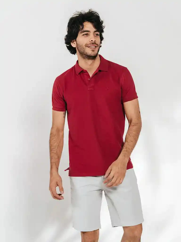 Polo Color Vinotinto Talla L