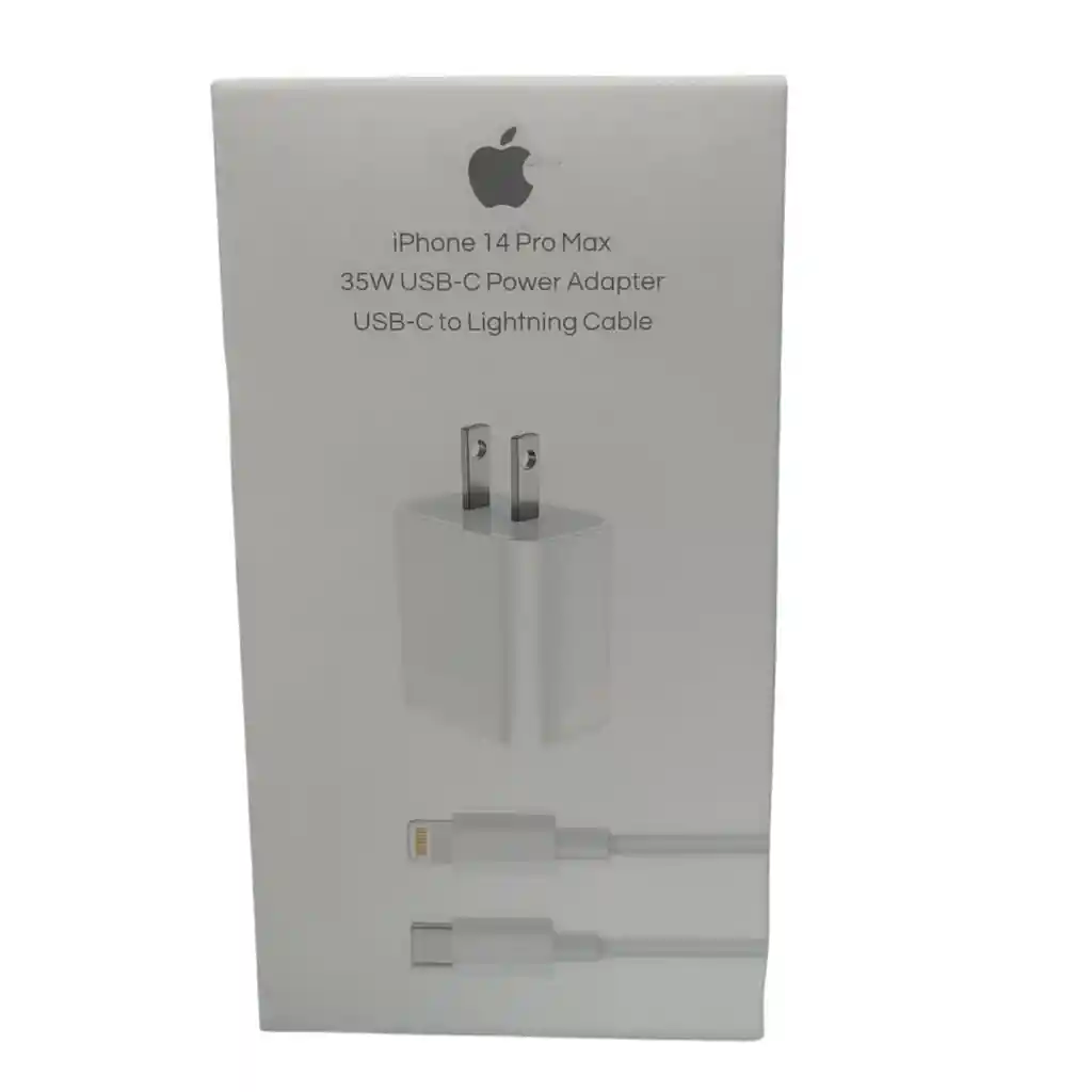 Cargador Adaptador + Cable Para Iphone Carga Rápida 35w Usb C Sellado