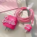 Kit Protector Cargador Y Cable Barbie