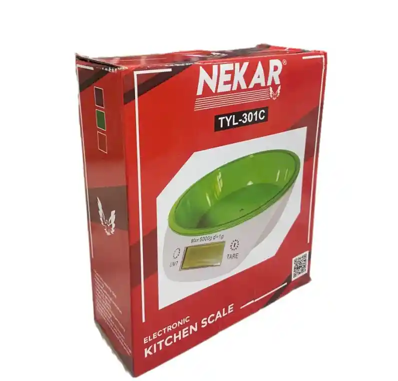 Gramera Bascula Recipiente Digital Nekar 5kg