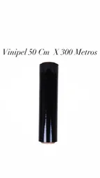 Rollo Stretch Film Vinipel Industrial Negro 50cms X 300mts