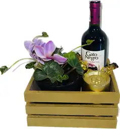 Caja Violeta De Los Alpes