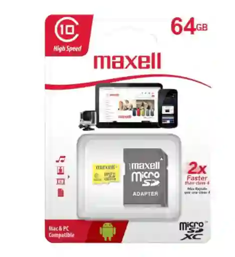 Memoria Usb Maxell 64 Gb Pendrive Compatible Mac Windows
