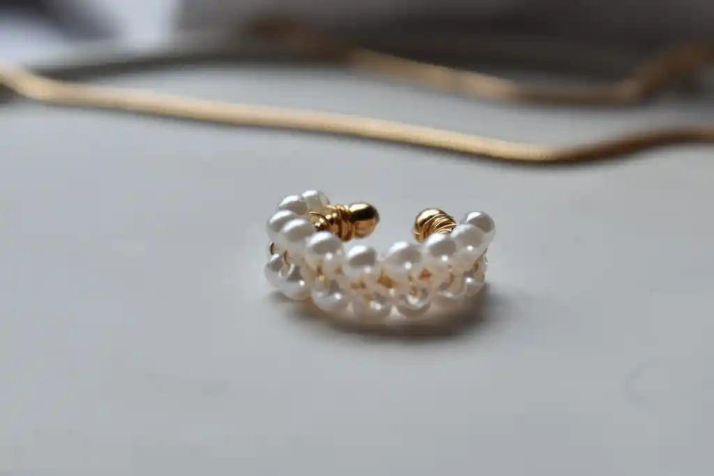 Earcuff Perlas