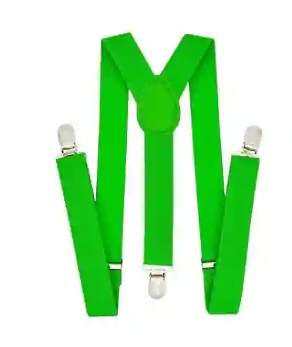 Tirantes Pantalón Cargaderas Accesorio Ropa Disfraz Neon