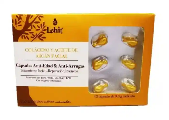 Lehit Cápsulas Anti-edad Anti-arrugas 12 Unds