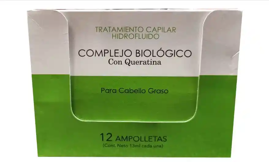 Lehit Complejo Biologico Mas Queratina 12 Ampolletas 13ml.