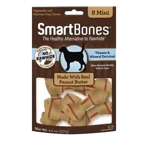 Smartbones Peanut Butter Mini 8pk