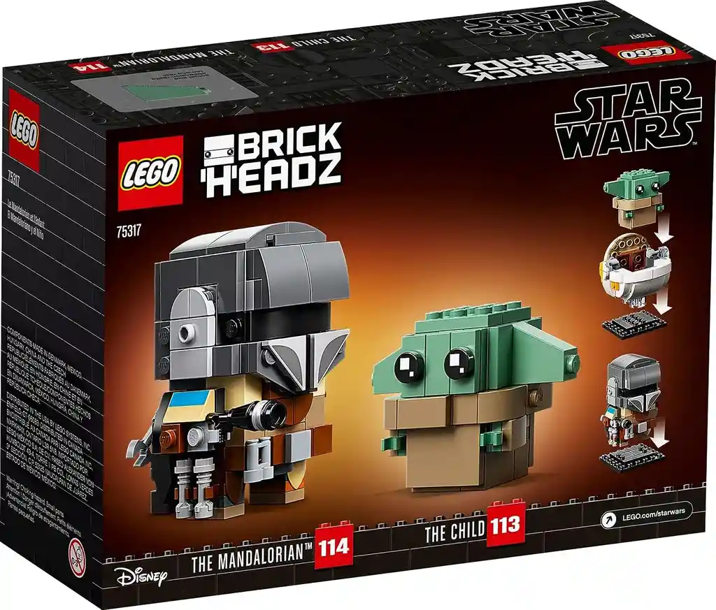 Lego Brickheadz Star Wars 75317 295 Pzs