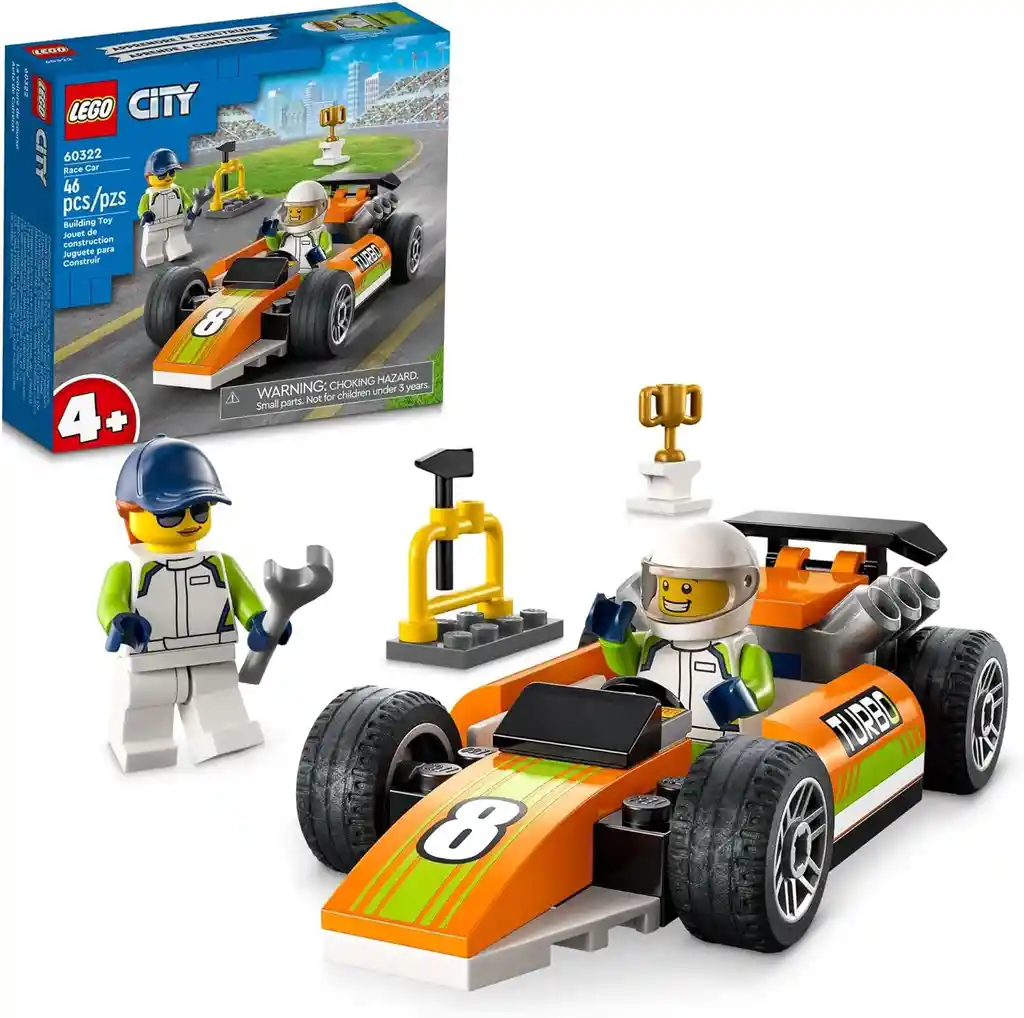 Lego City Carro De Carreras 60322 46 Pzs