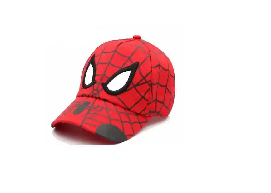 Gorra Con Bordado De Spiderman Para Niños