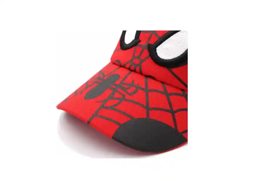 Gorra Con Bordado De Spiderman Para Niños