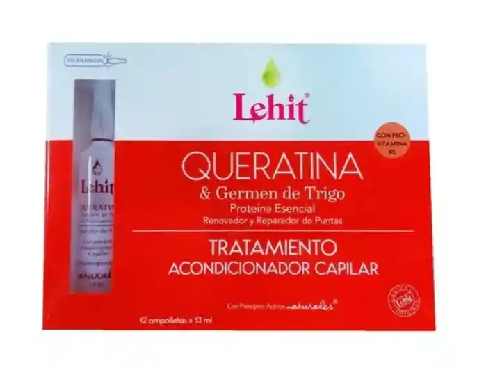 Lehit Queratina Y Germen De Trigo X 12 Ampollas