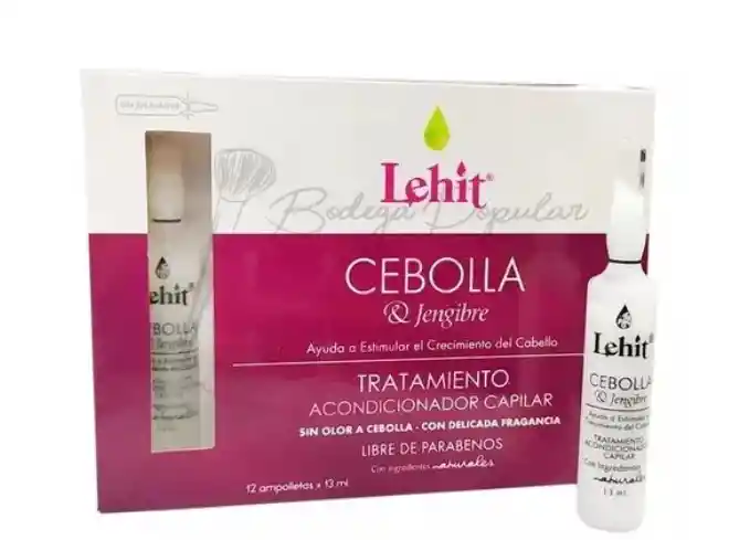 Lehit Ampollas Con Cebolla 12 Unidades