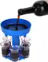 Dispensador Bebidas Shots Soporte Tragos Fiesta + 6 Copas