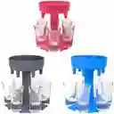 Dispensador Bebidas Shots Soporte Tragos Fiesta + 6 Copas