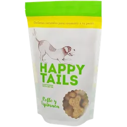 Happy Tails Galleta Pollo Espinacas