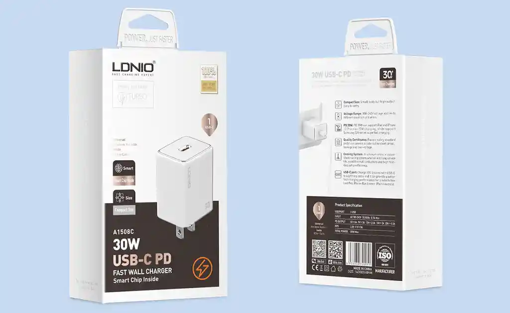 Cargador Ldnio Inteligente De 30w