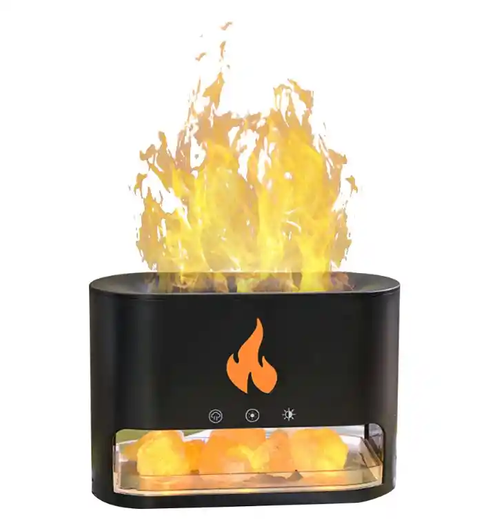 Humidificador Difusor Aromas Ambientador Chimenea Led + Esencia