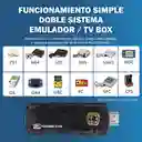 Emulador De Juegos Y Android Tv 2 En 1 Game Box 8k Inalambrico