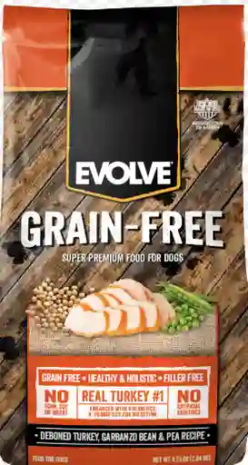 Evolve Grain Free Perro Real Turkey 13 Lb