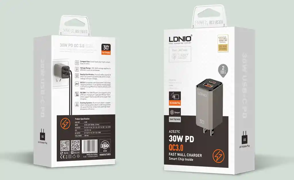 Cargador Ldnio Inteligente De 30w