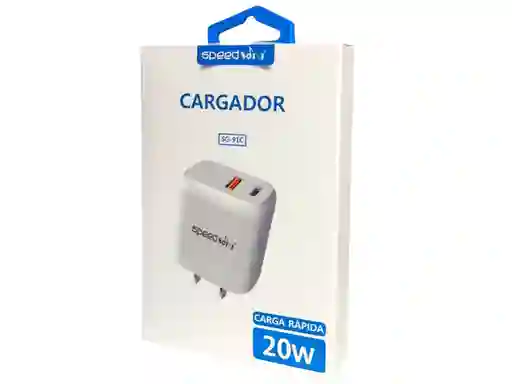 Cargador 20w Tipo C Pd + Usb