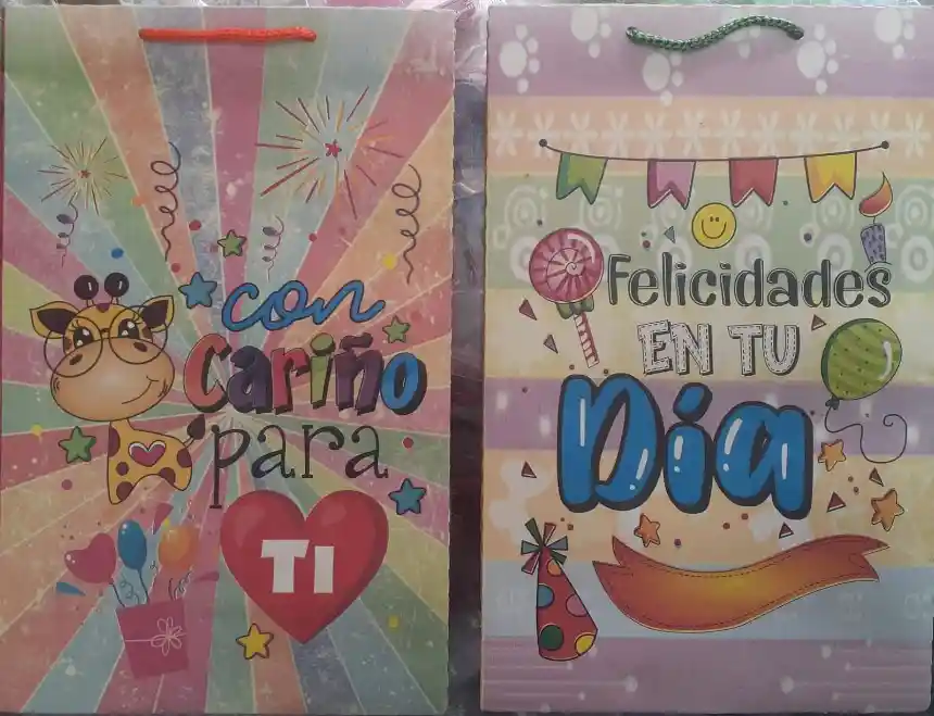 Bolsa De Cumpleaños Motivos Varios