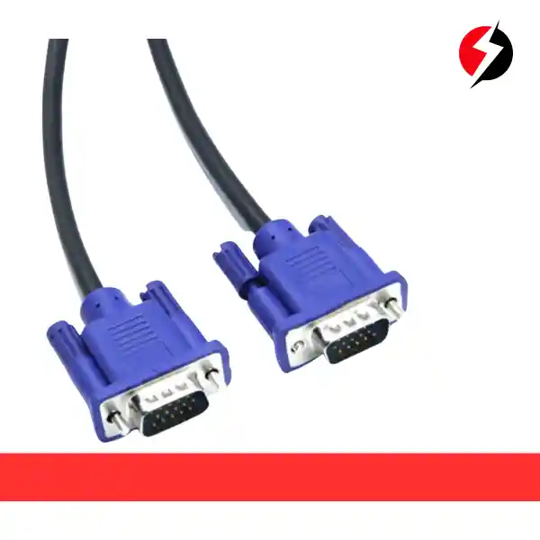 Cable Vga De 1.5 Metros Con Doble Filtro