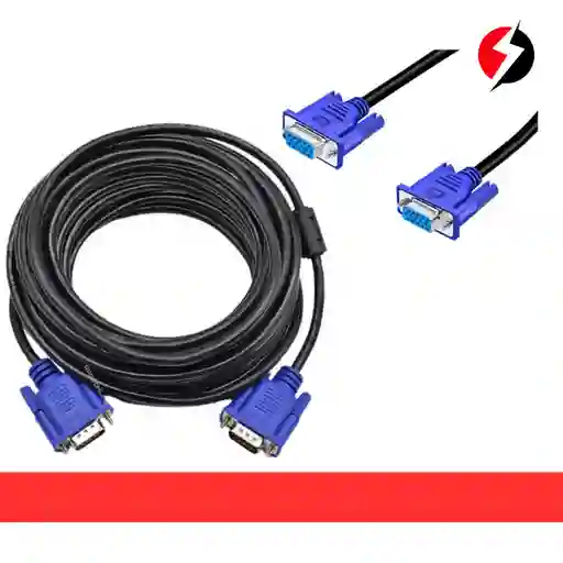 Cable Vga De 3 Metros Con Doble Filtro