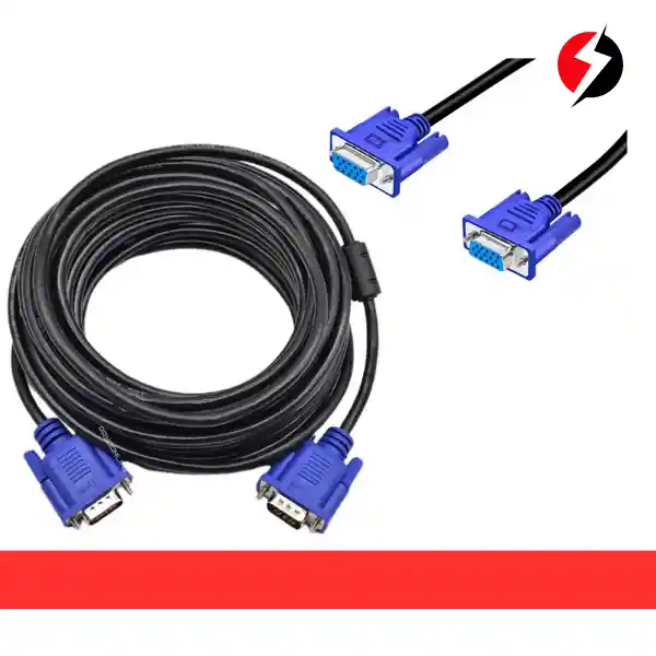 Cable Vga De 3 Metros Con Doble Filtro