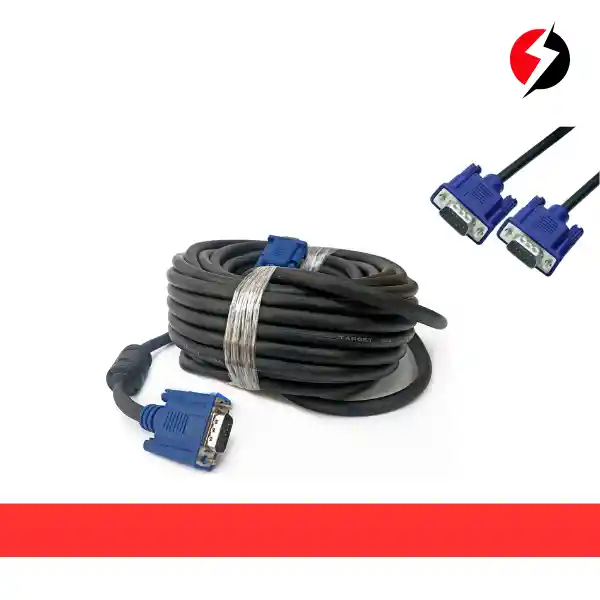 Cable Vga De 5 Metros Con Doble Filtro