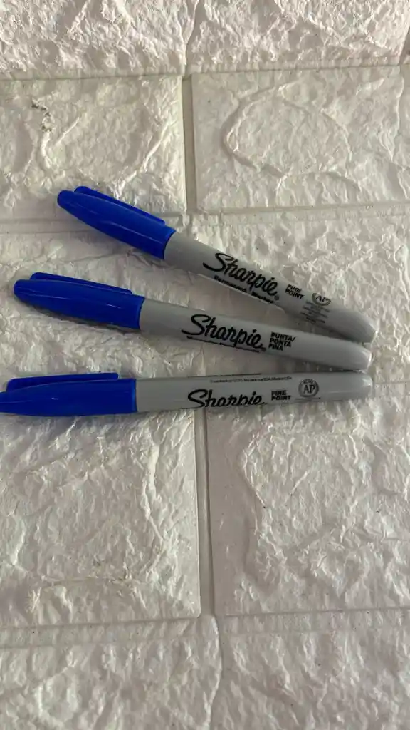Sharpie Azul Oscuro Delgado Permanente