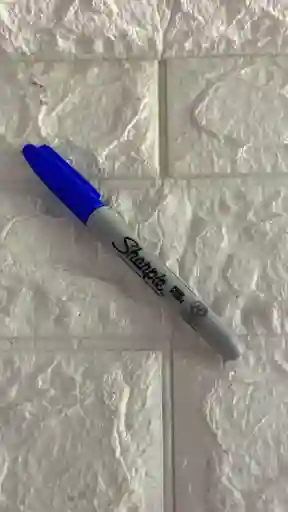 Sharpie Azul Oscuro Delgado Permanente