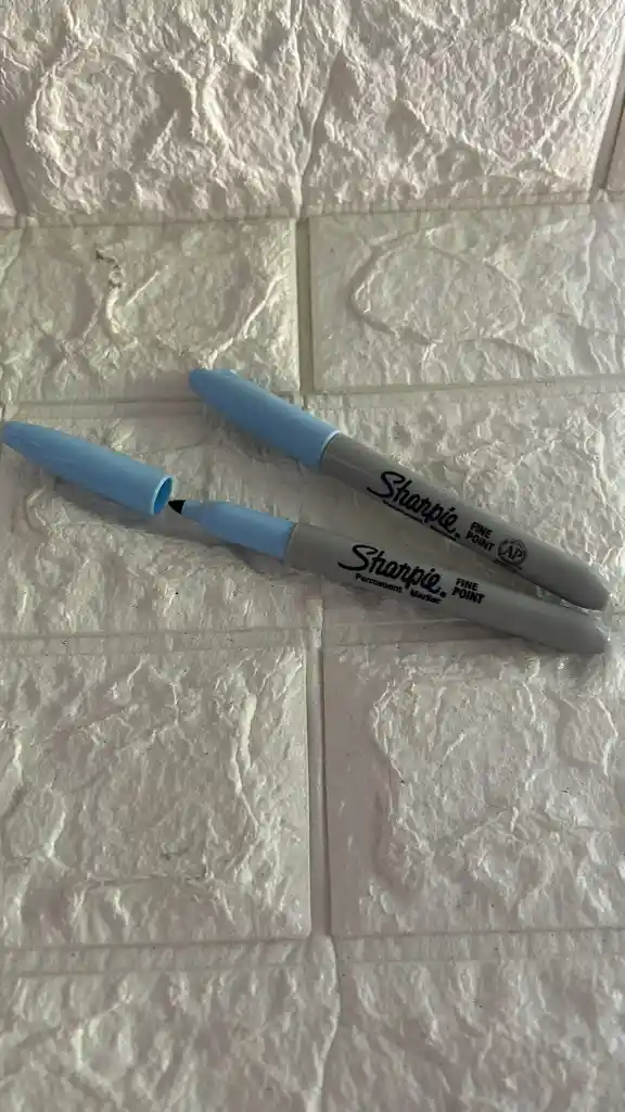 Sharpie Azul Celesta Delgado Permanente