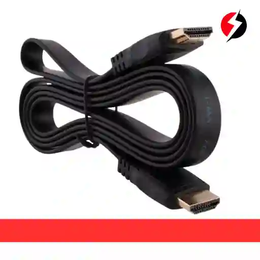 Cable Hdmi Plano 1.5 Metros Full Hd Punta Dorada